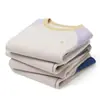 Camada de Base Manga Longa Infantil para Meninos e Meninas, Classe A, Outono e Inverno, Color Block, Top para Usar por Baixo da Roupa, para Crianças Médias e Maiores, Camada de Base Grossa