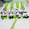 Novo Desenho Animado Chaveiro Pingente de Panda de Bambu Casal Bolsa Pingente de Viagem Promoção Local Mercado Noturno Pequenos Presentes Atacado