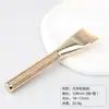 Brocha plana para base con forma de media luna, brocha plana para maquillaje con forma de arco, no absorbente, brocha de maquillaje de cerdas suaves para base de maquillaje líquida sin dejar marcas