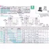 Shstb Shstm Shsta Gcl1 2 01 02 06 08 09 Suporte de Eixo de Guia Vertical Tipo T