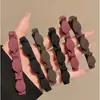 Pinza para el Cabello Trenzada de Color Sólido para Mujer, Flequillo Lateral, Fijador de Cabello Suelto en la Frente, Pasador, Nuevo Estilo 2024 Celebridad de Internet Accesorio para el Cabello