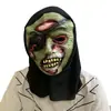 Máscara de Tecido Preta Touca Rosto de Fantasma Monstro Máscara de Performance de Halloween Festa Fantasia Adereços Engraçados Fantasia de Halloween
