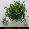 Estilo forestal flor verde boda nueva materiales de flor de boda decoración floral hojas de árbol artificiales plantas verdes hojas flores artificiales