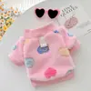 Nuevo Suéter de Franela de Otoño Ropa Cálida para Mascotas para Perros y Gatos, Teddy, Bichón, Pomerania, con Chaleco con Accesorio para Correa