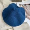 Boina de Lana para Mujer 2026 Nuevo Otoño e Invierno Estilo Coreano Boina Versátil Sombrero de Calabaza Sombrero de Pintor Británico Retro