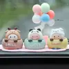 Adorno para Coche Dibujos Animados Cabeza Sacudidora Animal Lindo Adorno para Coche Decoración de Escritorio Figura de Resina Creativo