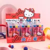 Guangbo K82337 Sanrio Hello Kitty Coração Delicado Essencial para Estudante Pintura Marcação Oblíquo Cabeça Única Conjunto de Marcadores