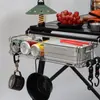 Fábrica Pronta Sob Medida Cls Exterior Igt Placa de Alumínio Pendurador de Mesa Dobrável Acessórios de Mesa Rack de Armazenamento Portátil Cesto Suspenso de Mesa