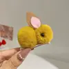 Presilha de Cabelo de Coelho 3D Fofa, Presente Promocional para Crianças, Grampo de Cabelo de Coelho de Pelúcia, Acessório de Cabelo Criativo da Moda para Meninas