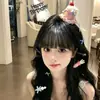 Divertido y Lindo Sombrero de Pastel de Cereza Roja Pasador para el Cabello, Atrezo para Fotos con Ambiente de Fiesta Femenina, Accesorio para la Cabeza de Cumpleaños para Mujeres