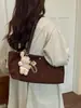 Bolsa tote de luxo de alta qualidade para mulheres, nova moda 2026, bolsa de ombro de grande capacidade para trabalho e deslocamento