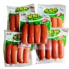 Salsicha Grelhada Crocante Jinluo Salsicha Crocante Sabor Picante Original Pacote 140g Salsicha de Presunto de Carne Caixa Inteira Salgadinhos