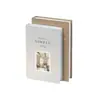 Libro inglés falso de color liso que se puede abrir, caja de almacenamiento de libro imitación inglesa rústica, pieza decorativa para escritorio de casa modelo