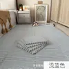 Alfombra para dormitorio uso doméstico, alfombrilla de noche estilo ins, tapete para suelo de balcón, resistente a la suciedad, patrón de cuadros simple, alfombrilla de espuma, se puede cortar a medida
