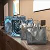 Sacolas Plásticas Personalizadas para Compras, Sacolas para Lojas Duty-Free, Sacolas de Presente Reutilizáveis com Fecho, Sacolas Ecológicas de Grande Capacidade