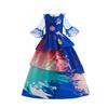Vestido Infantil Mágico Filme Casa Cheia Mesma Série cosplay Vestido de Role Playing Vestido de Menina