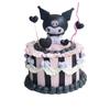 Adornos de Decoración para Pastel de Cumpleaños de Celebridad de Internet Lámpara de Nube Luminosa Kuromi Cinnamon Dog Mesa de Postres de Cumpleaños para Niños Plug-In