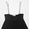 Estilo Europeo y Americano Amazon Más Vendido Moda Tendencia Versátil Sexy Top de Tirante con Hebilla Estilo Globo