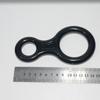 Descensor de aleación de aluminio para exteriores de 8 anillos Protector de ralentización para protección contra incendios Agujero de control para escalada en roca Hebilla deslizante de liberación rápida de 8 anillos