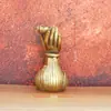 Latão Puro Folha de Lótus Suporte de Incenso de Refluxo Folha de Lótus Mão de Buda de Cobre Sólido Suporte para Incensário de Lótus Guanyin Animal de Estimação de Cobre para Chá