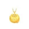 Tienda de oro con diez li maquillaje rojo carpa jugando loto gordito fu colgante de oro tendencia nacional china colgante de bolsa fu collar