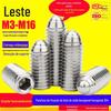304 aço inoxidável bola de aço inoxidável parafuso de fixação hexagonal bola de aço conjunto de êmbolo de bola de aço M3M4M5M16