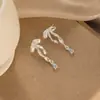 Pendientes de concha con borlas, frescos y sencillos, con un diseño único, nuevos estilos de primavera y verano para mujer, venta al por mayor