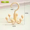 Perchero de seis puntas giratorio, multifuncional para guardar ropa interior, bolsos y ropa en dormitorios y hogares, al por mayor