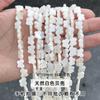 Jingde joyería 6*2mm concha de agua dulce natural cuentas espaciadoras redondas cuentas sueltas accesorios de joyería diy en stock venta al por mayor