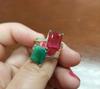 Hecheng wish transfronteiriço AliExpress quadrado cor simples pequeno fresco anel fabricantes estoque direto atacado