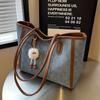 Bolsas Femininas da Moda Este Ano, Grande Capacidade 2026 Nova Moda Casual Bolsas de Ombro, Versáteis Bolsas Tote para o Trabalho de Outono