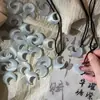 Collar de Luna de Hada Lindo de Nicho Estilo Tiktok Colgante de Luna Creciente para Mejor Amiga Cadena para Clavícula Regalo para Mujeres