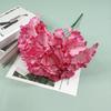 Simulación 5 tenedores 27 piezas gran mango de hortensia viga hortensia boda salón de bodas fondo suave flor decorativa camino plomo base flor