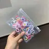 Crianças sem cabelo toalha anel elástico alto elástico faixa de borracha da cabeça das mulheres amarrar polegar da menina faixa de borracha faixa de cabelo corda da cabeça do bebê
