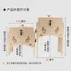 Caja de Moxibustión para Rodilla Grande de Madera Maciza Caja de Moxibustión para Caminar de Madera Especial para Rodilla Doble del Hogar Caja de Moxibustión Individual para Pierna