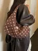 Bolso de Lunares Estilo Coreano para Mujer 2026 Nuevo Gran Capacidad Bolso de Hombro Versátil Bolso Tote para el Trabajo Bolso Casual para Mujer
