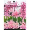 Flores Grandes de Chão para Casamento Flores de Seda Flores Decorativas Flores para Palco T Corredor Flores Penduradas Flores de Casamento Fundo de Flores