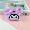 Pendente de boneca Sanrio fofa de pelúcia de desenho animado, acessórios para tiara de cabelo, corda de cabelo, presilha, acessórios para roupas, sapatos e chapéus