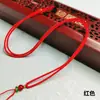 Colar com Cordão e Pingente Ruyi Trançado DIY Corda de Colar Pingente de Jade Jade Pingente Ajustável Corda com Pingente de Pérola Dourada Venda por Atacado