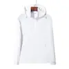 Venda Direta da Fábrica Bolsa para Jaqueta 30D Capuz Removível Roupa de Proteção Solar Masculina Feminina Verão Fina Respirável Proteção UV Branco Amor