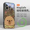 Kapibala es Adecuado para Funda de Teléfono Móvil Apple 16 Dibujos Animados Lindo Iphone16Promax Todo Incluido con Lente Incorporada