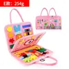 Tablero de aprendizaje de fieltro transfronterizo cpc ce juguetes educativos para la educación temprana de niños tablero ocupado de fieltro montessori