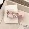 Ins Coreano Dulce y Lindo Clip de Pato de Acetato Rosa Pinza Lateral Versátil Accesorio para el Cabello