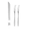 Cuchillo y Tenedor para Pastel de Luna de Acero Inoxidable, Tenedor de Fruta, Vajilla, Tenedor para Pastel de Cumpleaños, Tenedor de Postre, Juego de Tenedores para Pastel de Luna, Logo Impreso