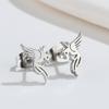 Novos Acessórios Transfronteiriços Aliexpress Personalizados Novos Brincos de Fênix em Ouro 18K Estilo Japonês e Coreano Joias de Orelha Versáteis