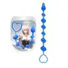 Plug Anal Agradável e Estimulante, Brinquedo Sm para Exterior, Bolas Anais de Silicone Líquido, Massagem Anal, Expansão Anal, Dispositivo de Masturbação Masculina para Adultos