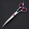 Tesouras para Pet Grooming, Tesouras Divididas, Conjunto de Tesouras para Aparar Poodle, Tesouras Curvas, Ferramentas para Pelos de Cachorro, Suprimentos para Pets
