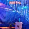 Celebridad de Internet de Cine Techo de Luz de Fibra Óptica Techo de Cielo Estrellado Tira Guía de Luz de Techo Restaurante Interior Atmósfera Romántica Fibra Óptica de Plástico Fabricante
