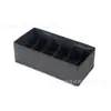 Caja de almacenamiento de ropa interior de color blanco roto y rojo rosa, juego de cuatro piezas, 6/7/8/24 compartimentos, caja de almacenamiento de tela para calcetines y sujetadores