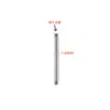 Haste Reta com Dentes Internos de Titânio F136 Haste para Língua Haste para Lábio Rosca Dupla Haste para Ponte de Orelha Acessórios de Joias para Piercing